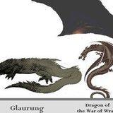 Fire Drake of Gondolin Glaurung Smaug Scatha GAG Dragon of the War of Wrath  Ancalagon the Black Size of the Dragons of Middle Earth. - iFunny